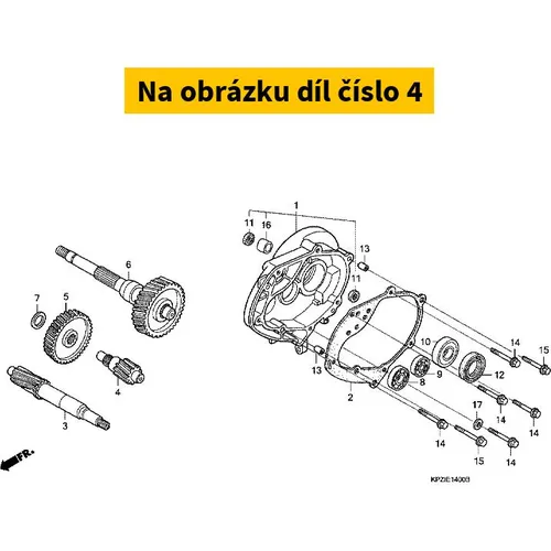 Honda Countershaft (15t) 23421KGG910