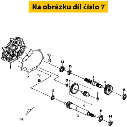 Final Shaft Only 2343A-BE2-A00