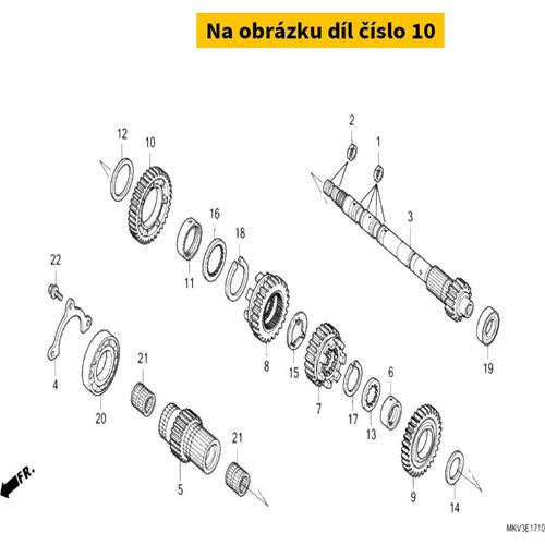 GEAR, MAINSHAFT SIXTH (38 23511MKTD00