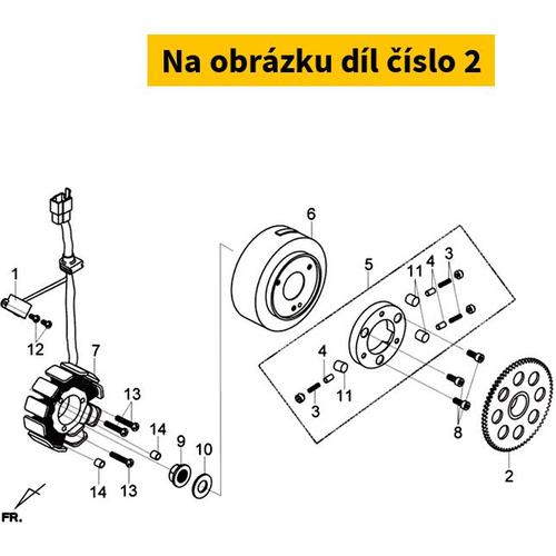 Starting Clutch Gear Comp 28110-H9A-900