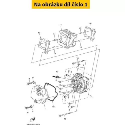 Head, Cylinder 1 2BME11110000