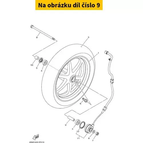 Shaft, Pivot 2BMF21410000