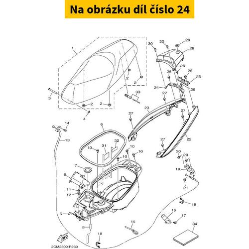 Bracket, Seat Leve 2CMF475H0000