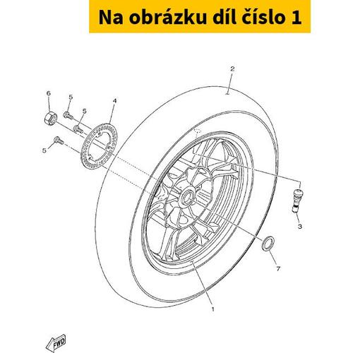 Cast Wheel, Rear 2CMF53381000