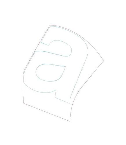 RH lower shield decal A 2H004925