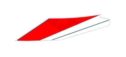 Lh Upper Cover Red Sticker 2H004931