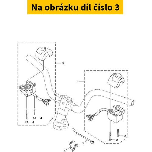 Switch, Handle 1 2LDH39760200