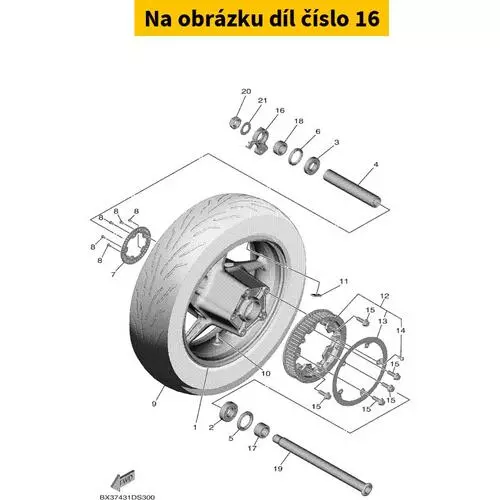 Housing, Sensor Rear 2PW2537A0000