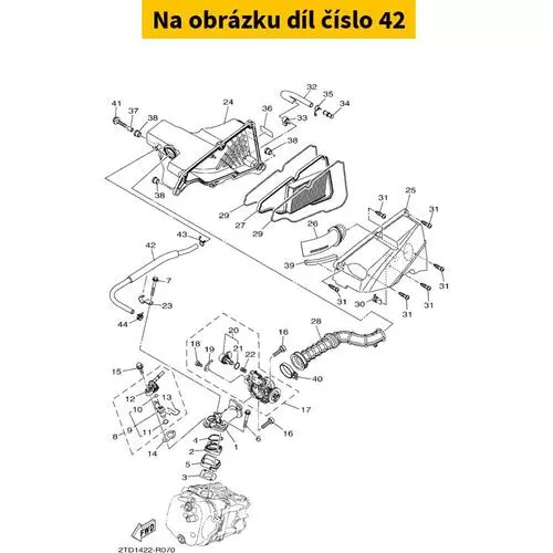 Pipe, Breather 1 2TDE11660000