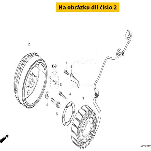 FLYWHEEL COMP. (MITSUBA) 31110MKTD01