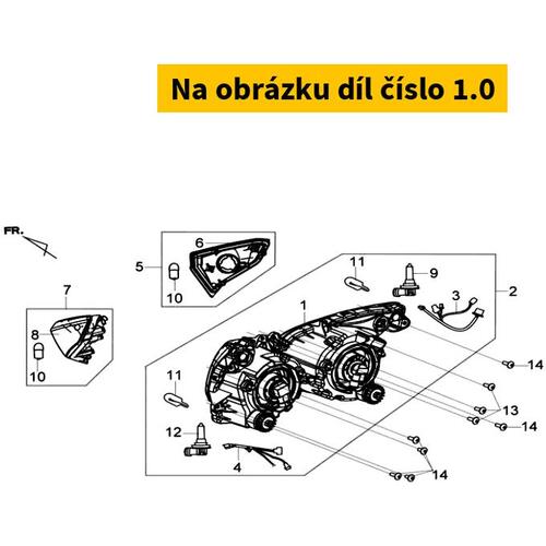 Head Light Unit 33102-LDA-000