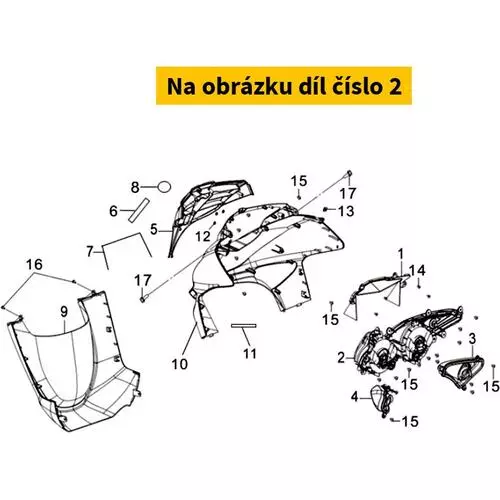 Head Light Set. 3310A-HWA-110