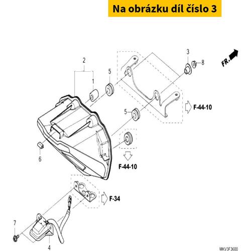 COLLAR, TAILLIGHT 33705MKKD00