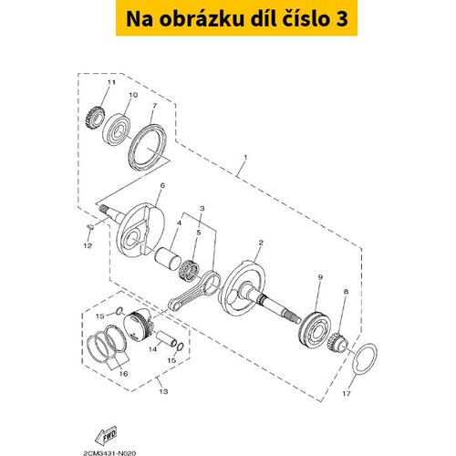 Connecting Rod Ass 33SE16500000