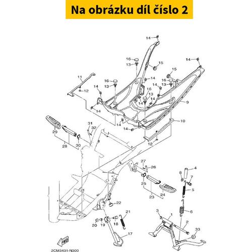 Shaft, Main Stand 33SF71120000