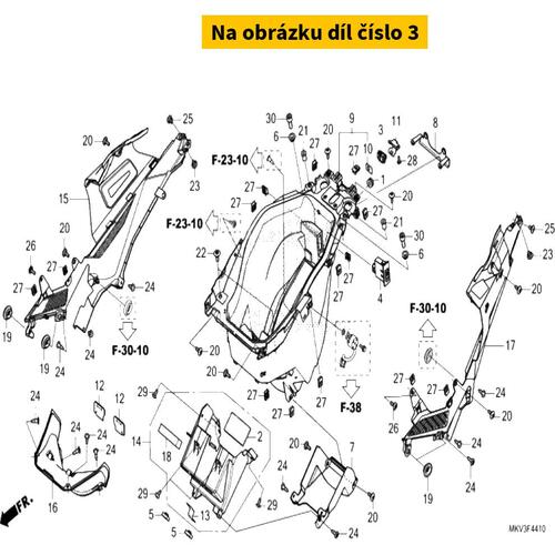 LIGHT ASSY., LUGGAGE BOX 34260MKHD01