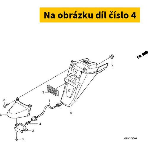 BULB, LICENSE LIGHT (12V 34907GFMB20