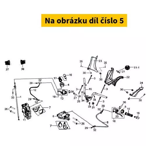 L. Handle Sw Assy 35200-HMA-000