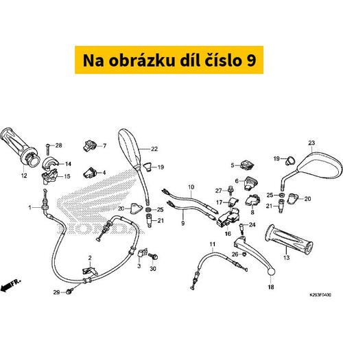 SWITCH ASSY., FR. STOP 35340GFMJ11