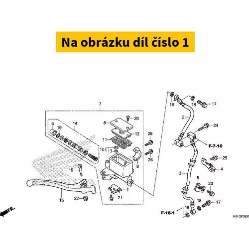 SWITCH ASSY., FR. STOP 35340MM5601