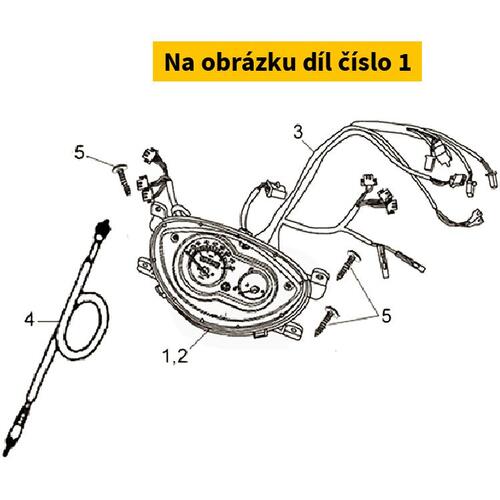 Speedometer Assy 37200-ANA-000