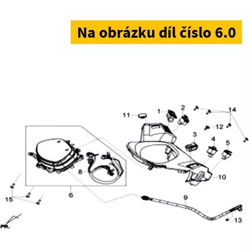 Speedometer 37200-LCD-010