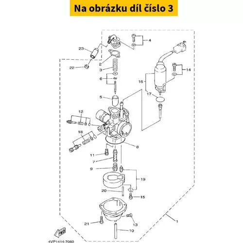 Spring, Throttle Stop 3XG141330000