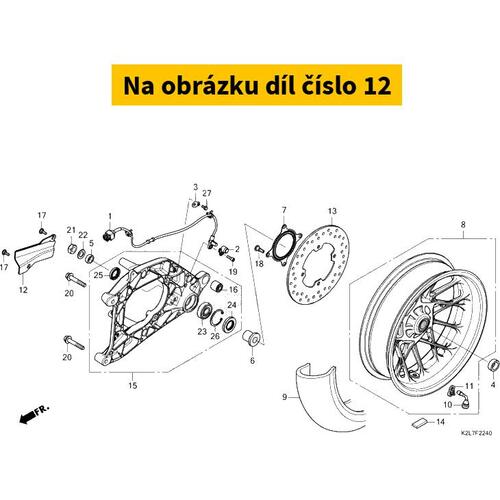 PROTECTOR, RR. BRAKE HOSE 43156K2LD00