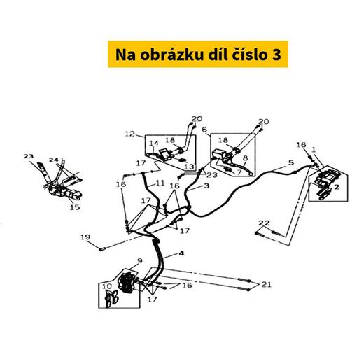 Rr Brake Hose A 43311-LKB-000