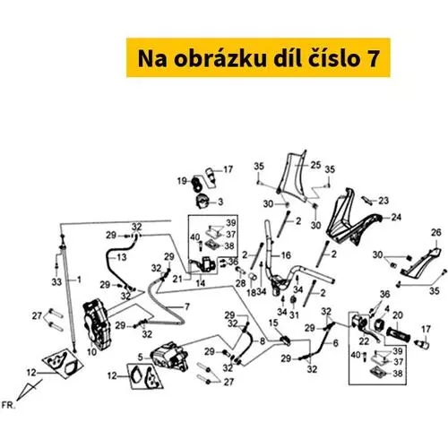 Rear Brake Hose A 43312-HMA-000