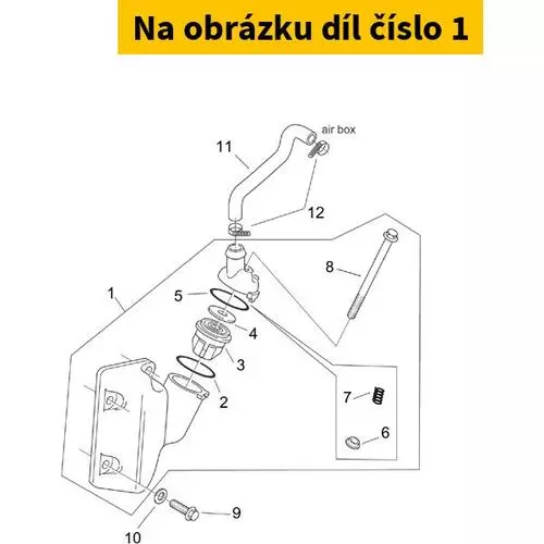 Cylinderkopontluchting M01 4348935