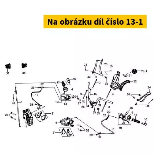 Front Brake M/C Lid 43502-HTA-000