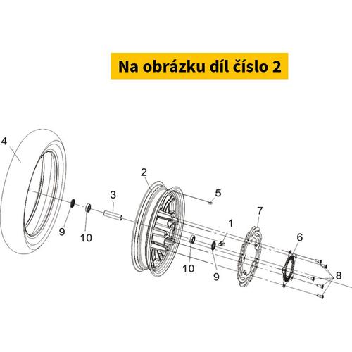 Fr. Cast Wheel Comp Bk-001c 44601-L9F-000-KB