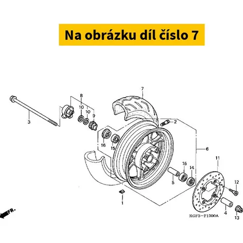 Tire, fr. (irc) (110/90-1 44711KGF905