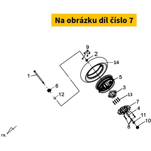 Brake Disc front SYM Mio 115 2017-2020 (CBS) 45121-M9Q-800-SO