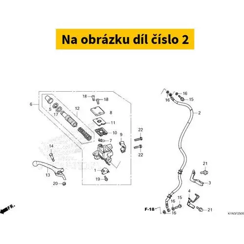 HOSE COMP., FR. BRAKE 45126K1ND01