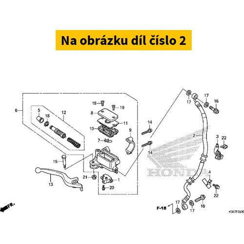 HOSE COMP., FR. BRAKE 45126KWN711