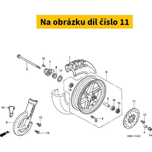 DISK, L. FR. BRAKE 45351GBM750