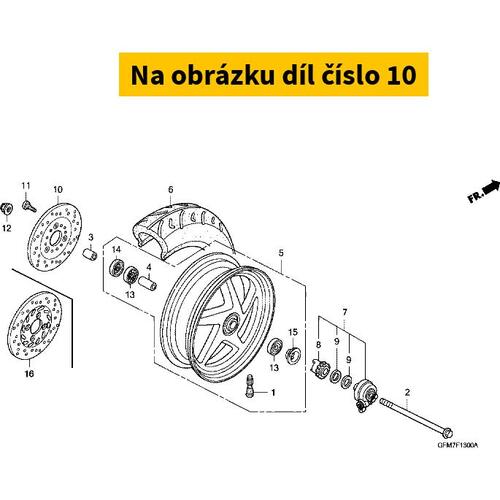 DISK, L. FR. BRAKE 45351GCCB50