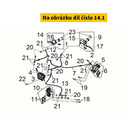 Master Cylinder Cap Screw 45508-L4A-300