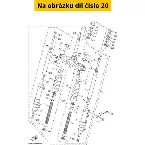 Front Fork Assy (R 46PF31030000