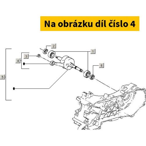 Connecting Rod, For Crank. 485535