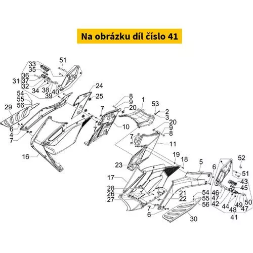 Footrest Kit 497579