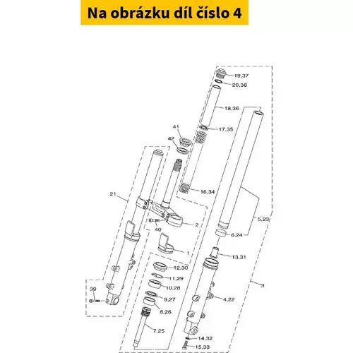 Tube, Outer (Left) 4B5231260000