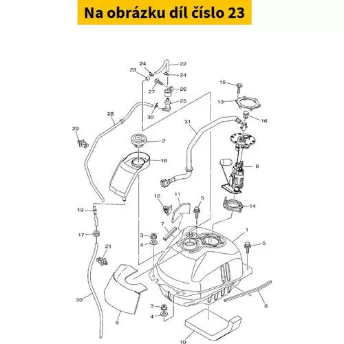 Protector, Fuel Tank 4B5241410000