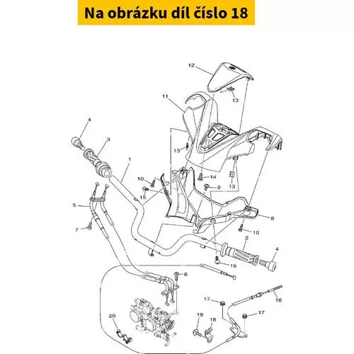 Guide, Cable 1 4B5261310000