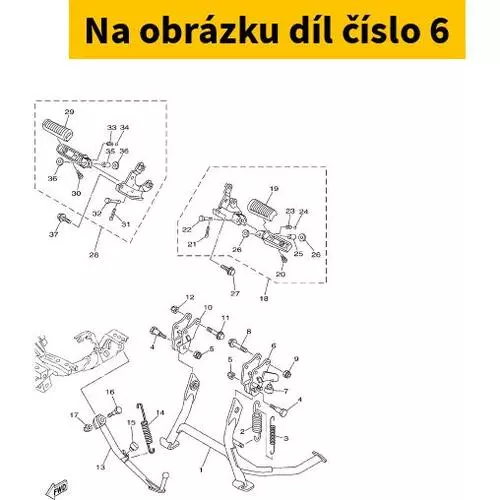 Bracket, Main Stand 4B5271510000