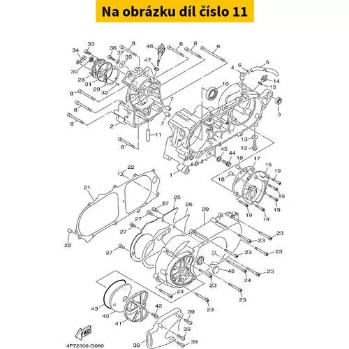 Pipe, Oil 1 4KLE34160000