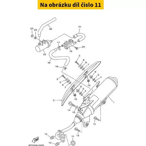 Gasket, Exhaust Pipe 4KLE46131000