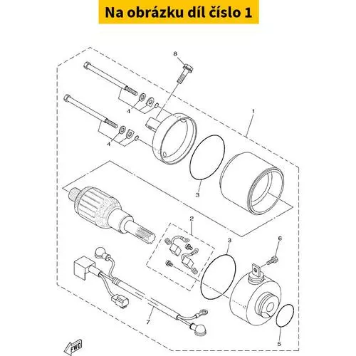 Starting Motor Assy 4P7H18000200